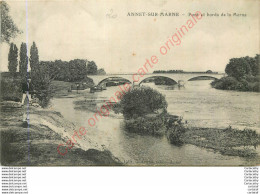 77.   ANNET SUR MARNE .  Pont Et Bords De La Marne . - Autres & Non Classés