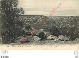 77.  Forêt De FONTAINEBLEAU .  Les Gorges De Franchard . - Fontainebleau