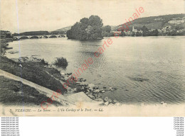 27.  VERNON . La Seine .  Ile Corday Et Le Pont . - Vernon