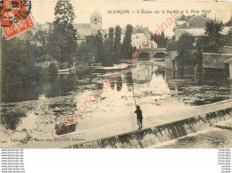 61.  ALENCON .  L'Ecluse Sur La Sarthe Et Le POnt Neuf . - Alencon