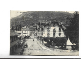 CPA DPT 65 LUZ , AV DE LA GARE , HOTEL DE L UNIVERS - Luz Saint Sauveur