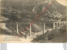 73.  Viaduc De La Ligne De Savoie .  Vallée Du Rhône Et Fort De L'Ecluse . - Otros & Sin Clasificación