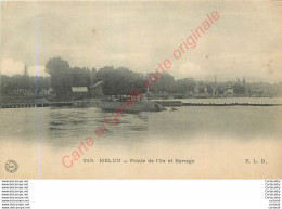 77.  MELUN .  Pointe De L'Ile Et Barrage . - Melun