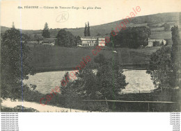 80.  PERONNE .  Château De Vaux Sur Targe .  La Pièce D'eau . - Peronne