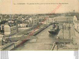 44.  SAINT NAZAIRE .  Vue Générale Du Port Prise Du Bout De L'Ecluse De La Nouvelle Entrée . - Saint Nazaire