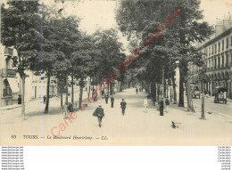 37.  TOURS .  Le Boulevard Heurteloup . - Tours