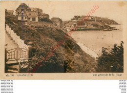 50.  GRANVILLE .  Vue Générale De La Plage . - Granville