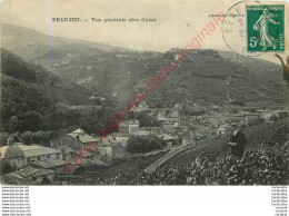 69.  BEAUJEU .  Vue Générale Côte Ouest . - Beaujeu