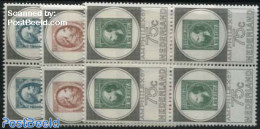 Netherlands 1967 Amphilex 3v, Blocks Of 4 [+], Mint NH, Stamps On Stamps - Nuovi