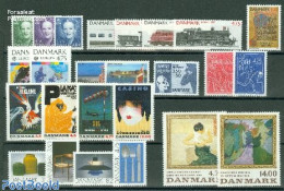 Denmark 1991 Yearset 1991 (25v), Mint NH, Various - Yearsets (by Country) - Nuevos