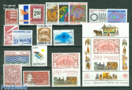 Denmark 1987 Yearset 1987 (17v+1s/s), Mint NH, Various - Yearsets (by Country) - Unused Stamps