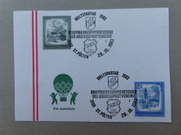 Österreich Pro Juventute - Mit Sonderstempel 28. 10. 1983 St. Pölten, Briefmarkenwerbeschau Heeressportvereins (Nr.1531) - Sonstige & Ohne Zuordnung