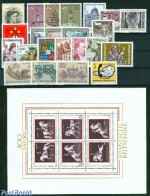 Austria 1972 Yearset 1972, Complete, 23v +1s/s, Mint NH, Various - Yearsets (by Country) - Nuevos