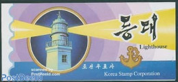 Korea, North 2001 Lighthouses Booklet, Mint NH, Transport - Various - Stamp Booklets - Ships And Boats - Lighthouses &.. - Unclassified