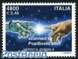 Italy 1999 The Year 2000 1v, Mint NH, Various - New Year - Otros & Sin Clasificación