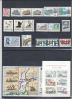 Finland 1986 Yearset 1986 (17v+1s/s+1bklt), Mint NH, Various - Yearsets (by Country) - Unused Stamps