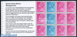 Great Britain 1972 Wedgewood Booklet Pane, Mint NH - Ongebruikt