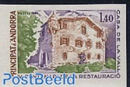 Andorra, French Post 1980 City Hall 1v Imperforated, Mint NH - Ungebraucht