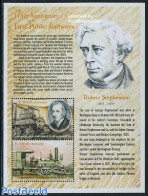 Saint Vincent 2000 175 Years Public Railways 2v M/s, Mint NH, Transport - Railways - Treinen