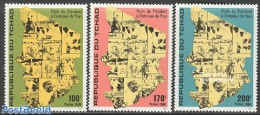 Chad 1986 Presidents Travel 3v, Mint NH, History - Nature - Politicians - Camels - Other & Unclassified