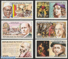 Chad 1984 Events, Famous Persons 6v, Mint NH, History - Nobel Prize Winners - Art - Authors - Raphael - Rembrandt - Altri & Non Classificati