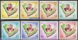 Saudi Arabia 1981 50 Years Kingdom 8v, Mint NH, Various - Maps - Geography