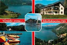 72903867 Walchensee Fliegeraufnahme Bootssteeg Teilansicht  Walchensee - Other & Unclassified