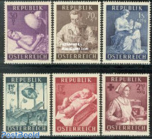 Austria 1954 Health 6v, Unused (hinged), Health - Health - Nuevos