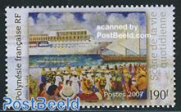 French Polynesia 2007 Albert Luzuy Painting 1v, Mint NH, Transport - Various - Ships And Boats - Folklore - Art - Pain.. - Ongebruikt