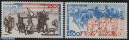 Senegal 1975 US Independence 2v, Mint NH, History - US Bicentenary - Sénégal (1960-...)