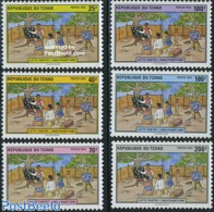 Chad 1992 Illiteracy 6v, Mint NH, Science - Education - Altri & Non Classificati