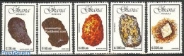 Ghana 1991 Minerals 5v, Mint NH, History - Geology - Otros & Sin Clasificación