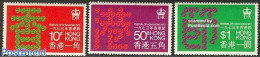 Hong Kong 1973 Hong Kong Festival 3v, Mint NH - Neufs