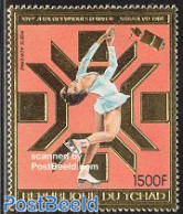 Chad 1983 Olympic Winter Games Sarajevo 1v Gold, Mint NH, Sport - Olympic Winter Games - Skating - Other & Unclassified