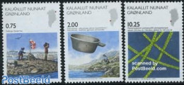 Greenland 2007 Science 3v, Mint NH, Nature - Transport - Birds - Ships And Boats - Neufs