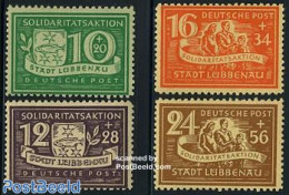 Germany, Local Post 1946 Lubbenau, Solidarity 4v, Mint NH - Andere & Zonder Classificatie