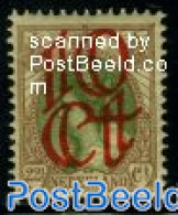 Netherlands 1923 10 @ 22.5c, Brown/olivgreen, Perf. 12.5, Mint NH - Ungebraucht