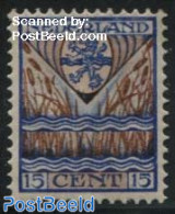 Netherlands 1927 15+3c, Overijssel, Stamp Out Of Set, Unused (hinged), History - Nature - Coat Of Arms - Flowers & Pla.. - Neufs