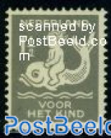 Netherlands 1929 1.5+1.5c, Child On Dolphin, Mint NH, Nature - Fish - Neufs
