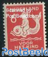 Netherlands 1929 6+4c, Child On Dolphin, Mint NH, Nature - Fish - Ungebraucht