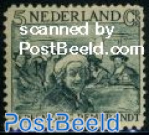 Netherlands 1930 5+5c, Rembrandt, Stamp Out Of Set, Unused (hinged), Art - Paintings - Rembrandt - Self Portraits - Nuevos