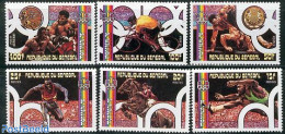 Senegal 1976 Olympic Games Montreal 6v, Mint NH, Nature - Sport - Horses - Athletics - Boxing - Cycling - Olympic Games - Athlétisme