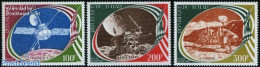 Chad 1977 Space Exploration 3v, Mint NH, Transport - Space Exploration - Otros & Sin Clasificación