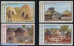 Botswana 1982 Tradional Houses 4v, Mint NH - Botswana (1966-...)