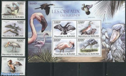 Burundi 2011 Birds Of Burundi 4v + S/s, Mint NH, Nature - Birds - Sonstige & Ohne Zuordnung