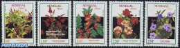 Senegal 1993 Flowers 5v, Mint NH, Nature - Flowers & Plants - Senegal (1960-...)