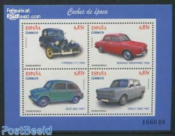 Spain 2012 Automobiles 4v M/s, Mint NH, Transport - Automobiles - Unused Stamps