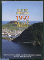 Iceland 1992 Official Yearset 1992, Mint NH, Various - Yearsets (by Country) - Nuovi