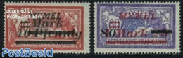 Memel 1922 Overprints 2v, Mint NH - Otros & Sin Clasificación