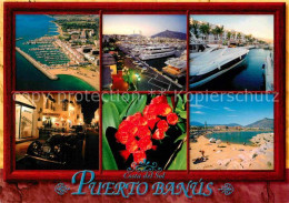 72903414 Costa Del Sol Puerto Banaus Fliegeraufnahme Strand Hafen  Spanien - Other & Unclassified